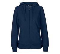 NEUTRAL LADIES HOODIE WITH ZIP XS NAVY