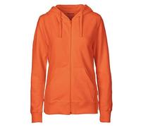 Neutral® Damen College Hoodie Zoodie Hoody Kapuzenjacke Sweatjacke Ladies only Orange XS