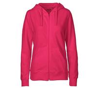 NEUTRAL LADIES HOODIE WITH ZIP L PINK