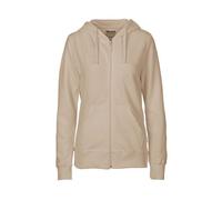 Neutral® Damen College Hoodie Zoodie Hoody Kapuzenjacke Sweatjacke Ladies only Sand M