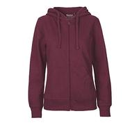 Neutral Damen Kapuzensweatjacke 'Zip Hoodie' aus 100% Bio- und Fairtrade-Baumwolle | Nachhaltig, Bequem und Vielseitig | Perfekt für Freizeit und Alltag | Bordeaux, M