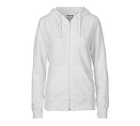 Neutral Damen Kapuzensweatjacke 'Zip Hoodie' aus 100% Bio- und Fairtrade-Baumwolle | Nachhaltig, Bequem und Vielseitig | Perfekt für Freizeit und Alltag | Weiß, XXL