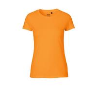 Neutral® Damen Ladies Fit T-Shirt von Neutral Bio Baumwolle Okay Orange 2XL