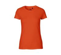 Neutral® Damen Ladies Fit T-Shirt von Neutral Bio Baumwolle Orange XS