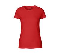 Neutral® Damen Ladies Fit T-Shirt von Neutral Bio Baumwolle Rot M