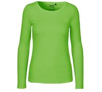 Neutral® Damen Langarm T-Shirt von Bio Baumwolle Lime XS