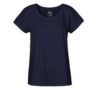 NE81003 Neutral Damen locker geschnittenes T-Shirt Navy S