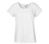 NE81003 Neutral Damen locker geschnittenes T-Shirt White S
