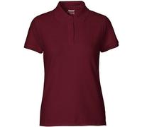 Neutral® Damen Poloshirt Pique Polo von Neutral Bordeaux XL
