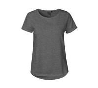 Neutral® Damen Roll Up Sleeve T-Shirt von Neutral Bio Baumwolle Rollärmel Dark Heather L