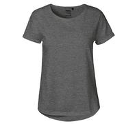 Neutral® Damen Roll Up Sleeve T-Shirt von Neutral Bio Baumwolle Rollärmel Dark Heather S