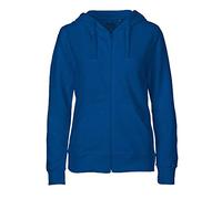 Neutral Damen Sweatjacke Zip Hoodie Royal M