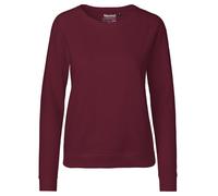 Neutral Damen Sweatshirt aus Bio-Fairtrade-Baumwolle - Bordeaux | L