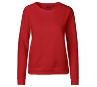 Neutral Damen Sweatshirt aus Bio-Fairtrade-Baumwolle - Rot | XL