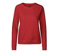Neutral - Damen Sweatshirt aus Biobaumwolle / Red, L