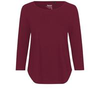 Neutral® Damen T-Shirt 3/4tel Arm von Neutral Bio Baumwolle Bordeaux XS