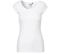 Neutral Damen Rundhals-T-Shirt Bio-Baumwolle Weiß XXL