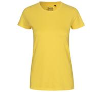 Neutral Damen T-Shirt Classic aus Bio-Fairtrade-Baumwolle - Gelb | XS