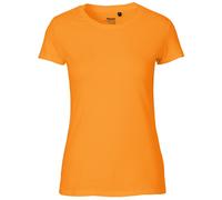 Neutral Damen T-Shirt Classic aus Bio-Fairtrade-Baumwolle - Hellorange | XS