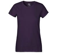 Neutral Damen T-Shirt Classic aus Bio-Fairtrade-Baumwolle - Lila | S