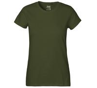 Neutral Damen T-Shirt Classic aus Bio-Fairtrade-Baumwolle - Military | XL