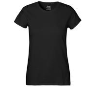 Neutral Damen T-Shirt NE80001 - klassisch aus Bio-Fairtrade-Baumwolle - Schwarz S