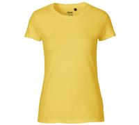 Neutral Damen T-Shirt Fit aus Bio-Fairtrade-Baumwolle - Gelb | XS