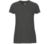 Neutral Damen T-Shirt Fit aus Bio-Fairtrade-Baumwolle - Kohle | XL