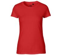 Neutral Damen T-Shirt Fit aus Bio-Fairtrade-Baumwolle - Rot | 2XL