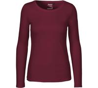 Neutral Certified Responsibility Langarmshirt Damen Bio Rundhalsausschnitt Bordeaux Größe S