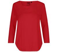 Neutral Damen T-Shirt mit 3/4-Ärmeln aus Bio-Fairtrade-Baumwolle - Rot | L