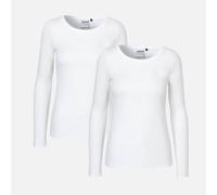 Neutral® Doppelpack Long Sleeve Shirt - Bio-Baumwolle Weiss XXL