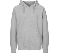 Neutral Herren Bio Kapuzen Sweatjacke O63301 sport grey 5XL