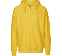 Neutral Herren Bio Kapuzen Sweatjacke O63301 yellow M