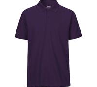 Neutral Herren Poloshirt Classic aus Bio-Fairtrade-Baumwolle - Lila | S