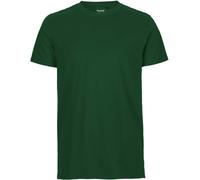 Neutral Herren enganliegendes T-Shirt aus Bio-Fairtrade-Baumwolle Flaschengrün M