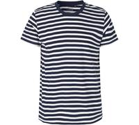NE61001 Neutral Herren enganliegendes T-Shirt White - Navy (Striped) M