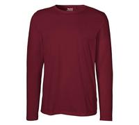 Neutral® Herren Langarm T-Shirt von Neutral Bio Baumwolle Bordeaux 3XL