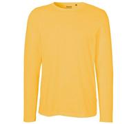 Neutral® Herren Langarm T-Shirt von Neutral Bio Baumwolle Gelb L