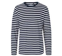 Neutral® Herren Langarm T-Shirt von Neutral Bio Baumwolle Weiß/Navy (gestreift) M