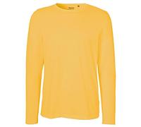 Neutral Herren Langarm-T-Shirt NE61050 aus Bio-Fairtrade-Baumwolle Gelb Größe S