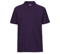 Neutral Herren Poloshirt Classic aus Bio-Fairtrade-Baumwolle - Lila | XL