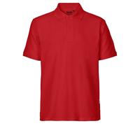 Neutral Herren Poloshirt Classic aus Bio-Fairtrade-Baumwolle - Rot | L