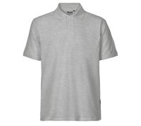 Neutral Herren Poloshirt Classic aus Bio-Fairtrade-Baumwolle - Sport grau | L