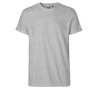 Neutral - Herren Roll-Up-Sleeve T-Shirt/Sports Grey, M