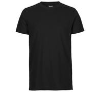 -Neutral- T-Shirt, 100% Bio-Baumwolle. Fairtrade, Oeko-Tex und Ecolabel Zertifiziert, Textilfarbe: schwarz, Gr.: 5XL