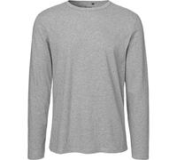 Neutral Herren T-Shirt langarm O61050 charcoal S