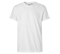 NE60012 Neutral Herren Rollärmel T-Shirt White L