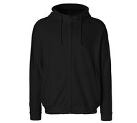 Neutral® Herren Unisex College Hoodie Hoody Kapuzenpullover Kapuzenpulli Schwarz 2XL