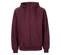 Neutral® Herren Unisex College Hoodie Zoodie Hoody Kapuzenjacke Sweatjacke Bordeaux M